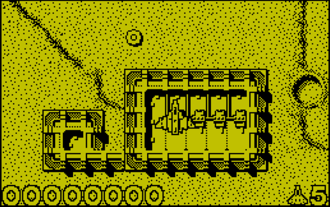 Hades Nebula - ZX Spectrum game screenshot (1987) by Nexus Productions